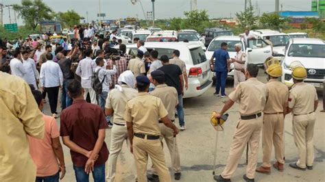 Haryana Violence Bjp Delegation Visits Nuh Aap Stopped India News