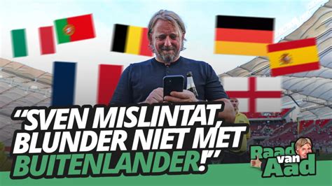 Sven Mislintat Blunder Niet Met Buitenlander Raad Van Aad