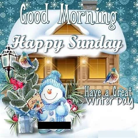 Winter Good Morning Happy Sunday Quote Pictures, Photos, and Images for ...