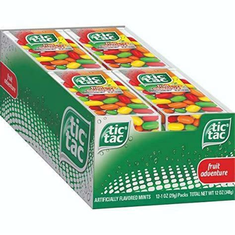 Tic Tac Fruit Adventure Flavoured Mints 24g Pack X 24 Packs Deals N Steals Estore