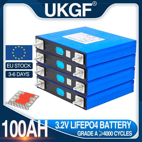 3 2V 100Ah Lifepo4 Batteria Al Litio Ferro Fosfato Fai Da Te 12V 24V