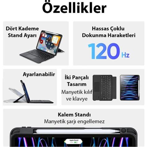 Teknoexpress Ipad Air 5 Nesil M1 Çipli 10 9 Uyumlu Klavye Fiyatı