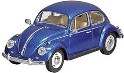 Bol Modelauto Volkswagen Kever Blauw 17 Cm Speelgoed Auto