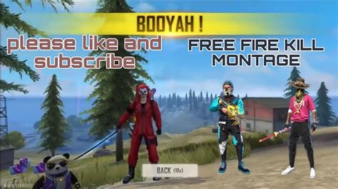 FREE FIRE KILL MONTAGE FREE FIRE KILL MONTAGE VIDEO MONTAGE VIDEO