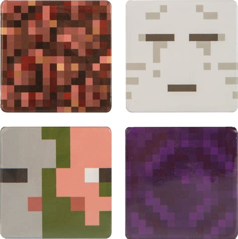 Amazon Jinx Minecraft Nether Collectible Button Set Square