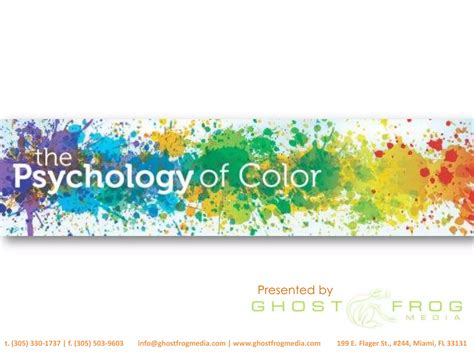 Psychology Of Color In Marketing Ppt