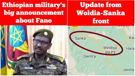 Ethiopian Military S Big Announcement About Fano Update From Woldia