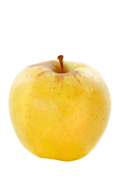 Golden Apple Freshness White Background Golden Studio Png