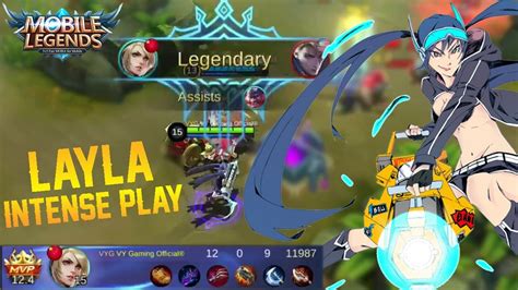 Layla Intense Gameplay And Build Mobile Legends Youtube