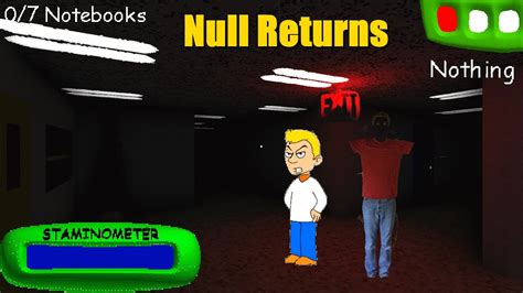 Baldi S Basics Modded But NULL Returns YouTube