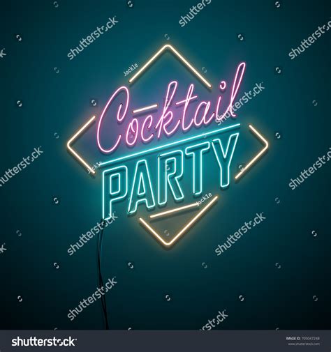 Retro Neon Sign Vector Illustration Stock Vector (Royalty Free ...