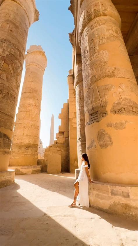 Viaje A Egipto Templo De Karnak Luxor Em Egito Viagem