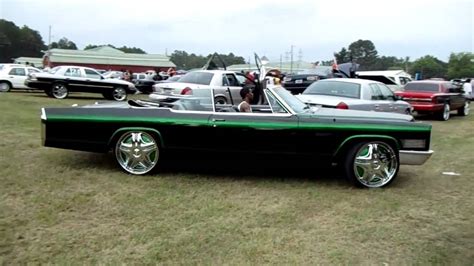 Old School Cadillac Deville Convertible On 24 Dub Cream Floaters Youtube