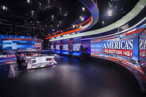 Fox News Studio F Set Design Gallery Virtual Studio News Studio Tv