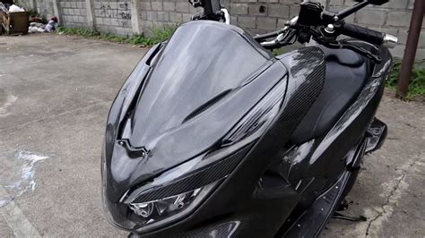 MODIFIKASI MOTOR PCX Full Carbon YouTube