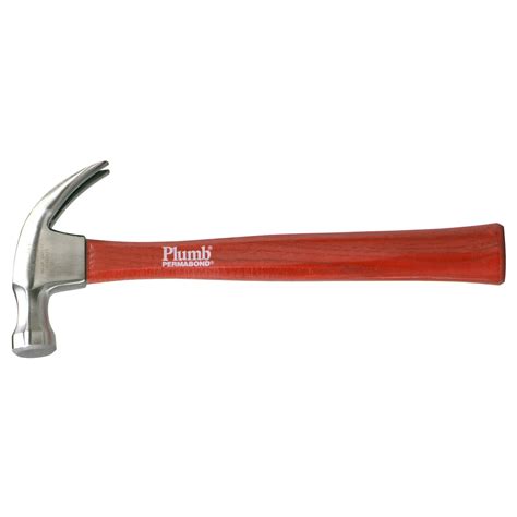 Plumb 566g20oz Claw Curved Hickory Handle Hammer 11435