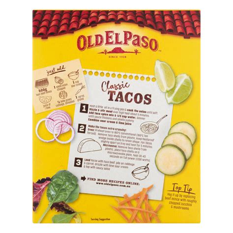 Old El Paso Taco Kit 290 G Online At Best Price Mexican Foods Lulu Uae