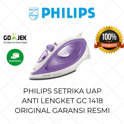 Philips Setrika Uap Gc Gosokan Baju Mini Kecil Low Watt Steam