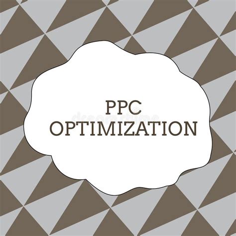 Nota De La Escritura Que Muestra La Optimizaci N Del Ppc Aumento De