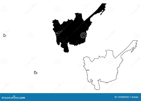 Central Luzon map vector stock vector. Illustration of isolated - 135409292