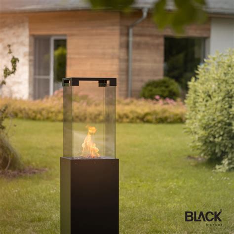 PATIO SLIM INDOOR OUTDOOR GAS HEATER BLACK - BLACK Market