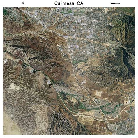 Aerial Photography Map of Calimesa, CA California