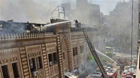 Video | Egypt: Fire breaks out at historic government building in Cairo ...