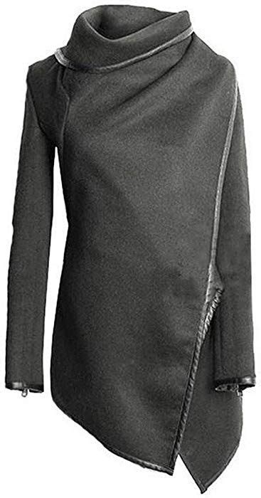 Damen Cardigan Lang Elegant Vintage Langarm Festlich Strickjacken Parka