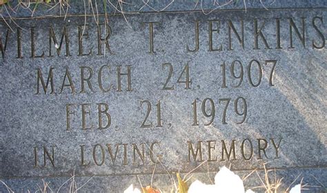 Wilmer Theodore Jenkins 1907 1979 Find A Grave Memorial