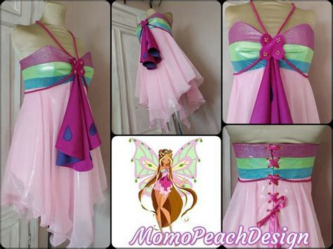 Flora Enchantix Cosplay Dress Winx Club Costume Ideas