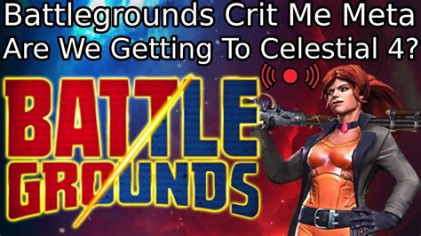 Live Battlegrounds Crit Me With Your Best Shot Meta C4 Marvel Contest Of Champions Youtube