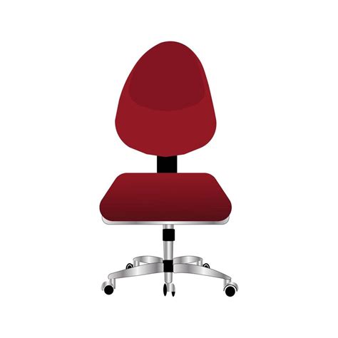 Red office chair.Isolated desk chair 22600805 Vector Art at Vecteezy