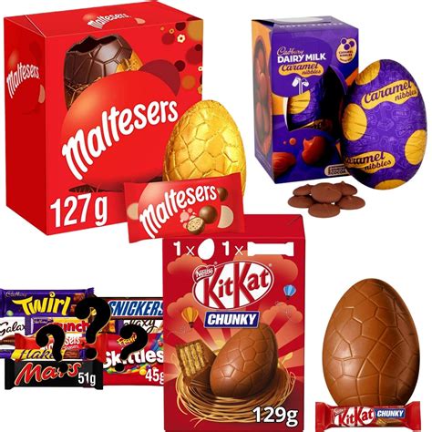 Buy Easter Egg Chocolate Bundle 2023 With Cadbury Dairy Milk Caramel Nibbles Easter Egg 96g