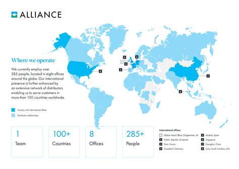 Our global locations | Alliance Pharma