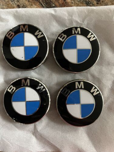 4Pcs Fit For BMW Emblem Logo Badge Wheel Rim Center Cap 68mm Poor