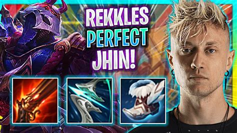 REKKLES PERFECT GAME WITH JHIN FNC Rekkles Plays Jhin ADC Vs Caitlyn