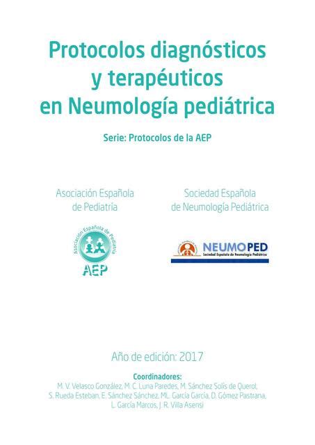 Protocolos Diagnostico Y Terap Uticos Neumolog As Pediatr A Aep