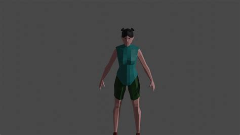 3D LOW POLY GIRL CHARACTER | GameDev Market