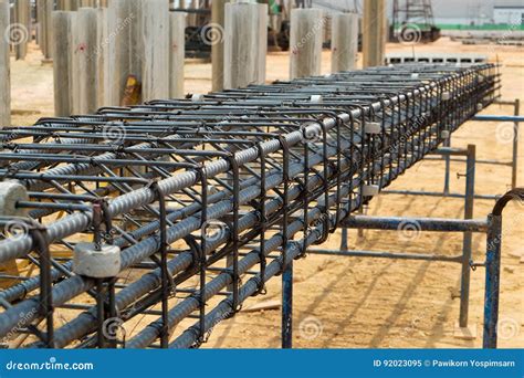 Steel Bars With Wire Rod For Reinforcement Of Concrete Or Cement Structure In Construction Site