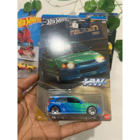 Jual Hot Wheels Civic Type R Ek Tampol Falken Shopee Indonesia