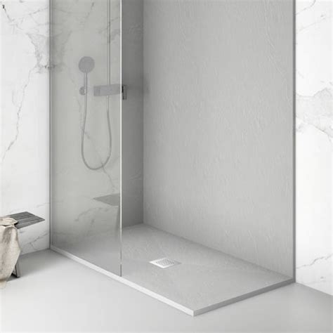 Rectangular Shower Base SERIES O DAYA Above Floor Resin Non Slip