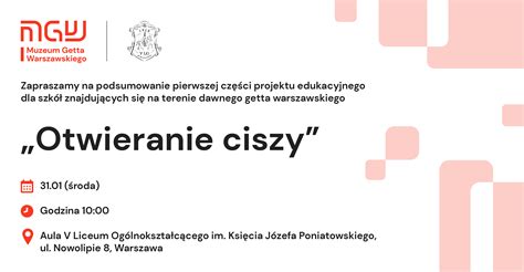 Podsumowanie Pierwszej Cz Ci Projektu Otwieranie Ciszy Muzeum