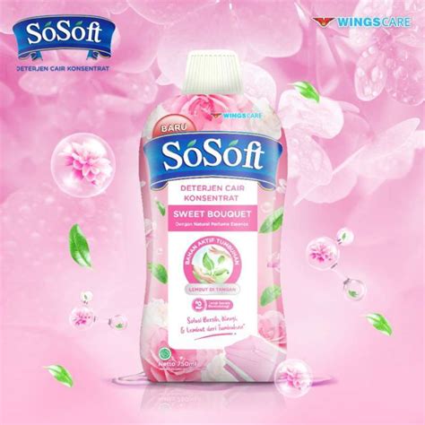 Promo Sosoft Deterjen Cair Konsentrat Ml Diskon Di Seller