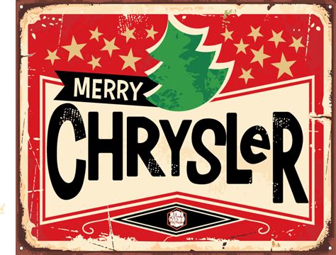 Merry Chrysler! Merry Christmas Vine Signs