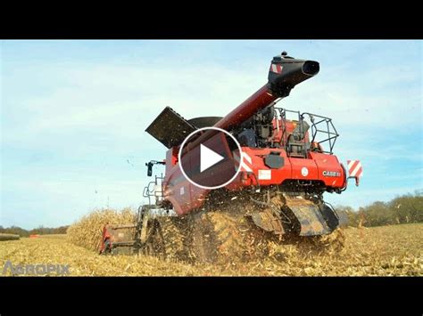 Case IH Axial Flow 8230 With Fendt 930 820 Corn Harvest