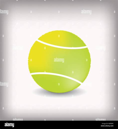 Tennis Ball Icon Vector Isolated On White Background Stock Vector