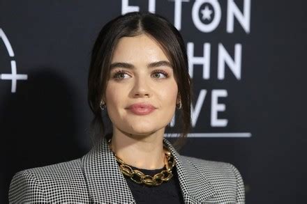 Lucy Hale Poses Elton John Live Editorial Stock Photo Stock Image