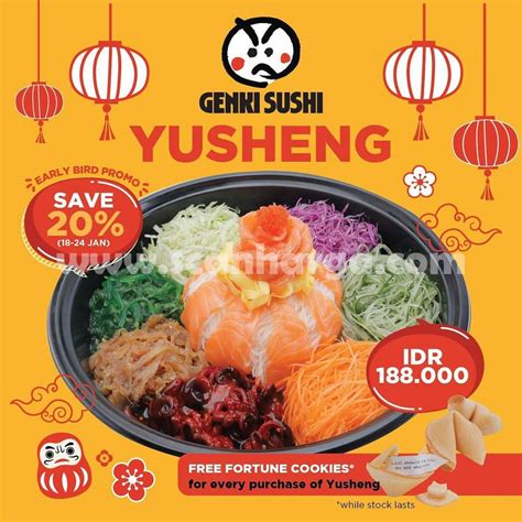 Genki Sushi Promo Genki Yusheng Only Rp Scanharga