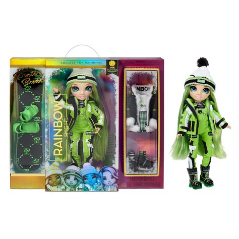 Buy Rainbow High Winter Break Jade Hunter Green Fashion Doll And