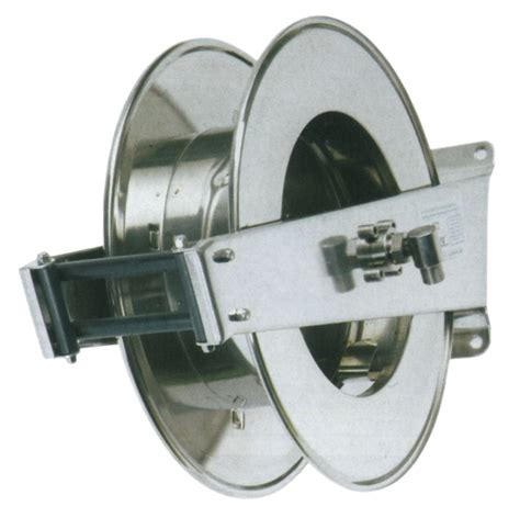 Spring Automatic Hose Reel In Stainless Steel F Lli Bonezzi